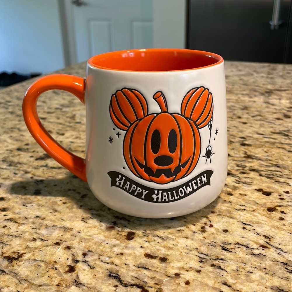 Mickey Mouse “Happy Halloween” Jack-O-Lantern Mug